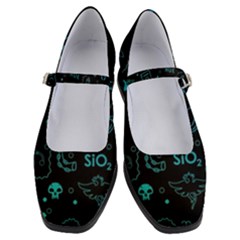 Cartoon, Skull, Dark, Dead Women s Mary Jane Shoes by nateshop