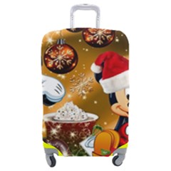 Cartoons, Disney, Merry Christmas, Minnie Luggage Cover (medium) by nateshop