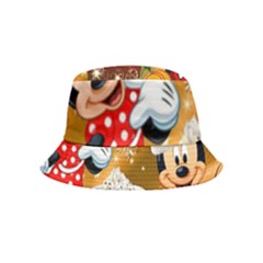 Cartoons, Disney, Merry Christmas, Minnie Bucket Hat (kids) by nateshop