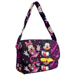 Cartoons, Disney, Mickey Mouse, Minnie Courier Bag by nateshop
