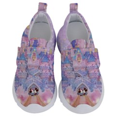 Disney Castle, Mickey And Minnie Kids  Velcro No Lace Shoes