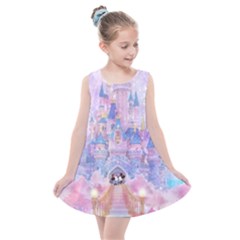 Disney Castle, Mickey And Minnie Kids  Summer Dress