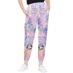 Disney Castle, Mickey And Minnie Women s Tapered Pants by nateshop
