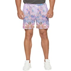 Disney Castle, Mickey And Minnie Men s Runner Shorts by nateshop