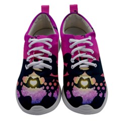 Mickey And Minnie, Mouse, Disney, Cartoon, Love Women Athletic Shoes by nateshop