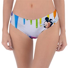 Mickey Mouse, Apple Iphone, Disney, Logo Reversible Classic Bikini Bottoms