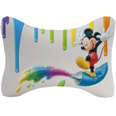 Mickey Mouse, Apple Iphone, Disney, Logo Seat Head Rest Cushion by nateshop