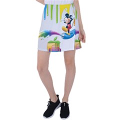 Mickey Mouse, Apple Iphone, Disney, Logo Tennis Skirt by nateshop