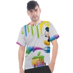 Mickey Mouse, Apple Iphone, Disney, Logo Men s Sport Top