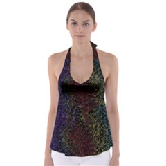 Minimal Glory Tie Back Tankini Top by nateshop