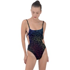 Minimal Glory Tie Strap One Piece Swimsuit by nateshop