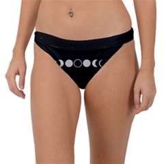 Moon Phases, Eclipse, Black Band Bikini Bottoms