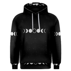 Moon Phases, Eclipse, Black Men s Overhead Hoodie by nateshop