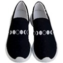Moon Phases, Eclipse, Black Women s Lightweight Slip Ons View1