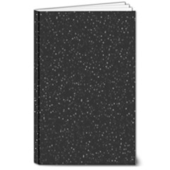 Simple Starry Sky, Alone, Black, Dark, Nature 8  X 10  Softcover Notebook by nateshop