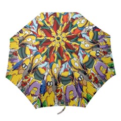 The Simpsons, Cartoon, Crazy, Dope Folding Umbrellas