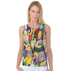 The Simpsons, Cartoon, Crazy, Dope Women s Basketball Tank Top by nateshop
