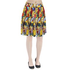 The Simpsons, Cartoon, Crazy, Dope Pleated Skirt by nateshop