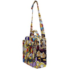 The Simpsons, Cartoon, Crazy, Dope Crossbody Day Bag by nateshop