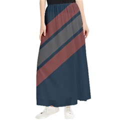 Abstract, Cool, Dark New, Pattern, Race Maxi Chiffon Skirt