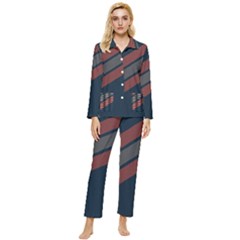 Abstract, Cool, Dark New, Pattern, Race Womens  Long Sleeve Velvet Pocket Pajamas Set by nateshop