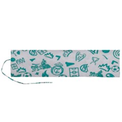 Background, Pattern, Sport Roll Up Canvas Pencil Holder (l)
