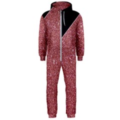 Abstract, Edge Style, Pink, Purple, Hooded Jumpsuit (men) by nateshop