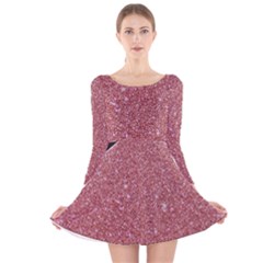 Abstract, Edge Style, Pink, Purple, Long Sleeve Velvet Skater Dress by nateshop