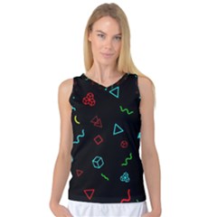 Black, Dark, Galaxy Women s Basketball Tank Top by nateshop