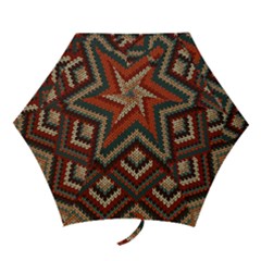 Fabric Abstract Pattern Fabric Textures, Geometric Mini Folding Umbrellas by nateshop