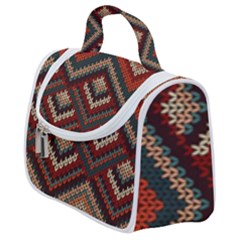 Fabric Abstract Pattern Fabric Textures, Geometric Satchel Handbag by nateshop