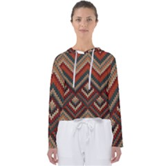 Fabric Abstract Pattern Fabric Textures, Geometric Women s Slouchy Sweat