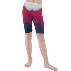 Minimalistic Colours, Minimal Colours, Pattern, Stoche Kids  Mid Length Swim Shorts