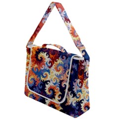 Spirals, Colorful, Pattern, Patterns, Twisted Box Up Messenger Bag by nateshop