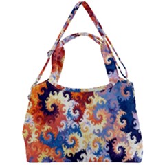 Spirals, Colorful, Pattern, Patterns, Twisted Double Compartment Shoulder Bag by nateshop