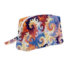 Spirals, Colorful, Pattern, Patterns, Twisted Wristlet Pouch Bag (medium)