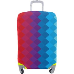 Rainbow Beautiful Seamless Pattern Luggage Cover (large) by Cemarart