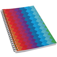 Rainbow Beautiful Seamless Pattern 5 5  X 8 5  Notebook