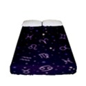 Zodiac Symbols Sign And Stars Pattern Seamless Pattern Fitted Sheet (Full/ Double Size) View1