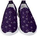 Zodiac Symbols Sign And Stars Pattern Seamless Pattern Kids  Slip On Sneakers View1