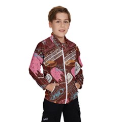 Sweet Food Seamless Pattern Kids  Windbreaker