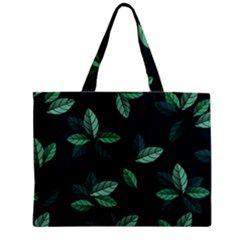 Foliage Zipper Mini Tote Bag