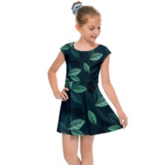 Foliage Kids  Cap Sleeve Dress