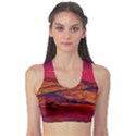 Time Wind Polishpattern Architecture Building City Cityscape Nature Pop-art Pop Surrealism  Retrowave Fitness Sports Bra View1