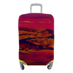 Time Wind Polishpattern Architecture Building City Cityscape Nature Pop-art Pop Surrealism  Retrowave Luggage Cover (Small)