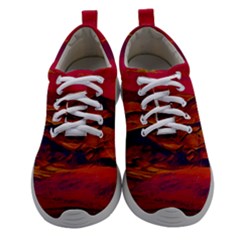 Time Wind Polishpattern Architecture Building City Cityscape Nature Pop-art Pop Surrealism  Retrowave Women Athletic Shoes