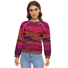 Time Wind Polishpattern Architecture Building City Cityscape Nature Pop-art Pop Surrealism  Retrowave Women s Long Sleeve Raglan T-Shirt