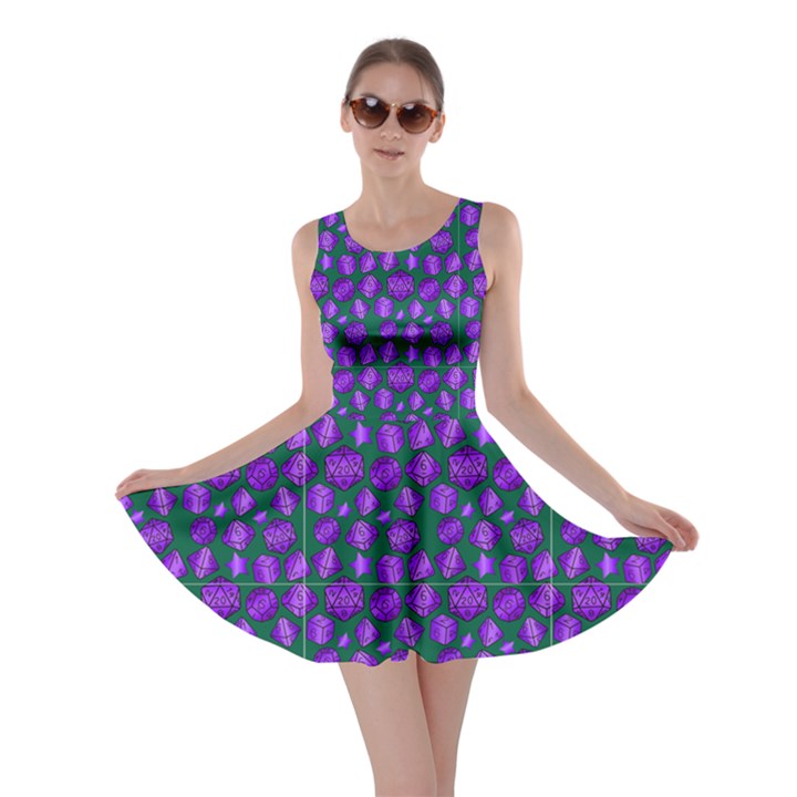 Dice magic Skater Dress