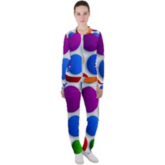 Abstract Dots Colorful Casual Jacket and Pants Set