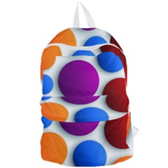 Abstract Dots Colorful Foldable Lightweight Backpack by nateshop